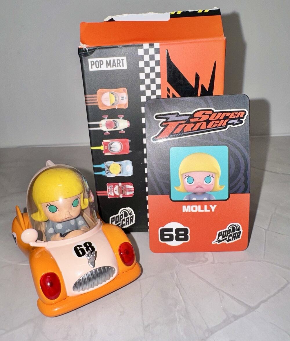 Pop Mart Super Track Series Confirmed Figure Molly Race King US Seller